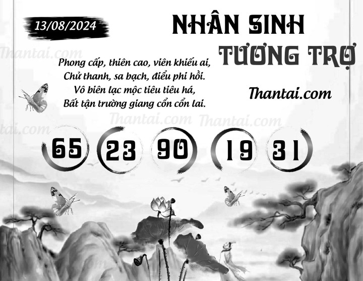NHÂN SINH TƯƠNG TRỢ 29/07/2024