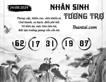 NHÂN SINH TƯƠNG TRỢ 14/08/2024