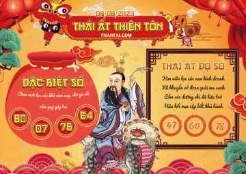 Thái Ất Thiên Tôn 08/08/2023