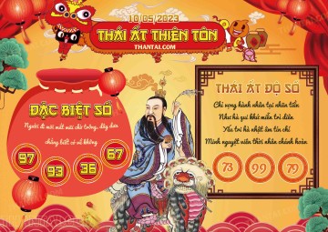 Thái Ất Thiên Tôn 10/05/2023