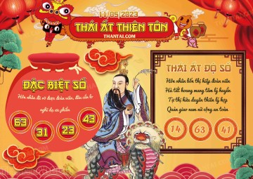 Thái Ất Thiên Tôn 11/05/2023