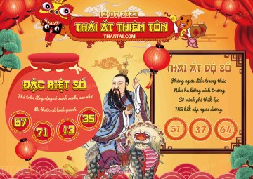 Thái Ất Thiên Tôn 12/07/2023