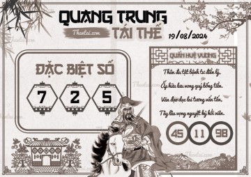 QUANG TRUNG TÁI THẾ 19/08/2024