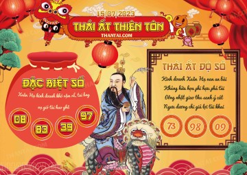 Thái Ất Thiên Tôn 15/07/2023