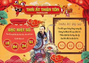 Thái Ất Thiên Tôn 17/02/2023