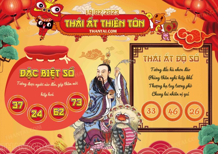 Thái Ất Thiên Tôn 04/02/2023