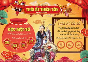 Thái Ất Thiên Tôn 19/05/2023