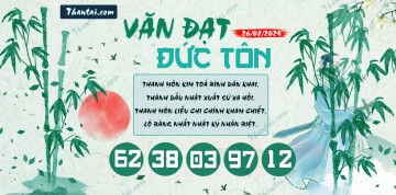 Văn Đạt Đức Tôn 26/08/2024