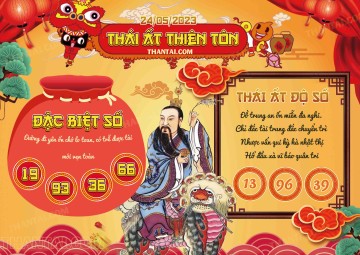 Thái Ất Thiên Tôn 24/05/2023