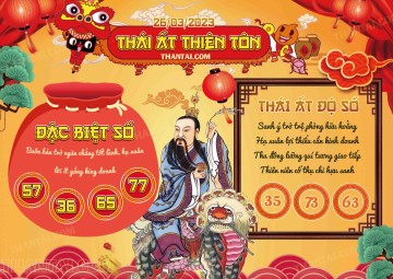 Thái Ất Thiên Tôn 26/03/2023