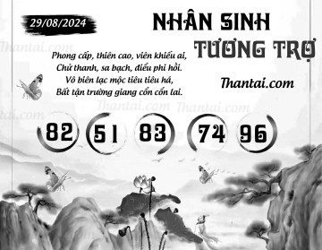 NHÂN SINH TƯƠNG TRỢ 29/08/2024