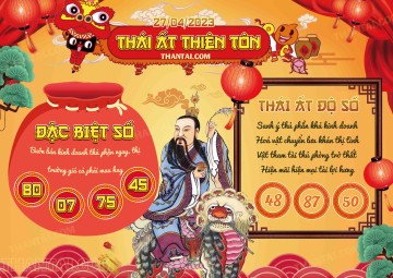 Thái Ất Thiên Tôn 27/04/2023