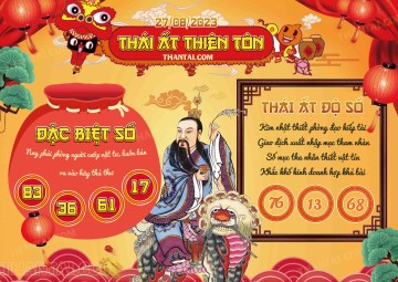 Thái Ất Thiên Tôn 27/08/2023