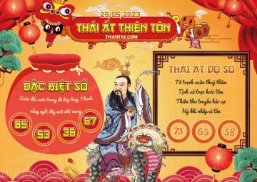 Thái Ất Thiên Tôn 29/05/2023