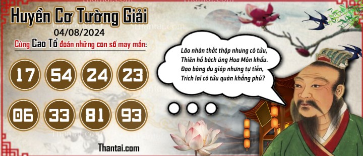 Huyền Cơ Tường Giải 20/08/2024