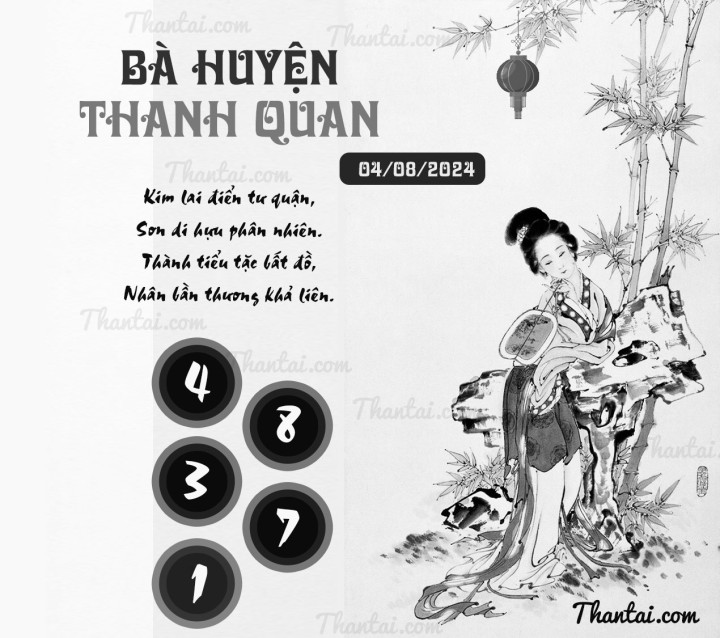 BÀ HUYỆN THANH QUAN 20/08/2024