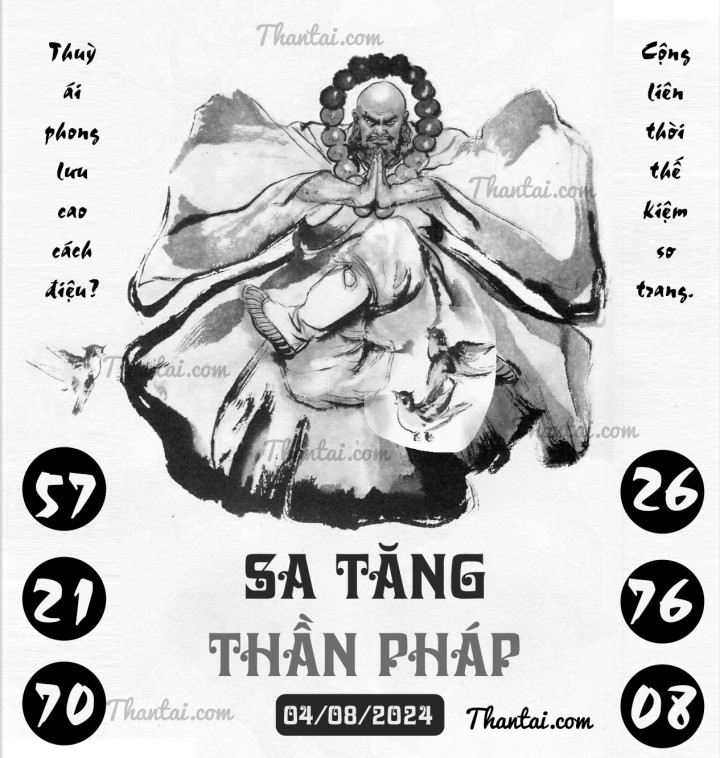 SA TĂNG THẦN PHÁP 20/08/2024
