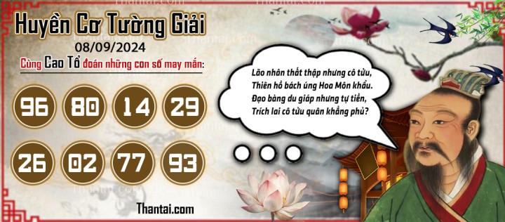 Huyền Cơ Tường Giải 24/08/2024