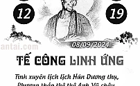 Hình ảnh kho tàng TẾ CÔNG LINH ỨNG dự đoán XSMB ngày 08/09/2024