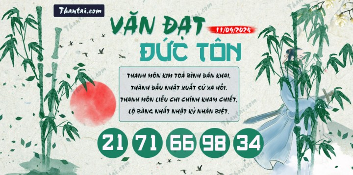 Văn Đạt Đức Tôn 27/08/2024