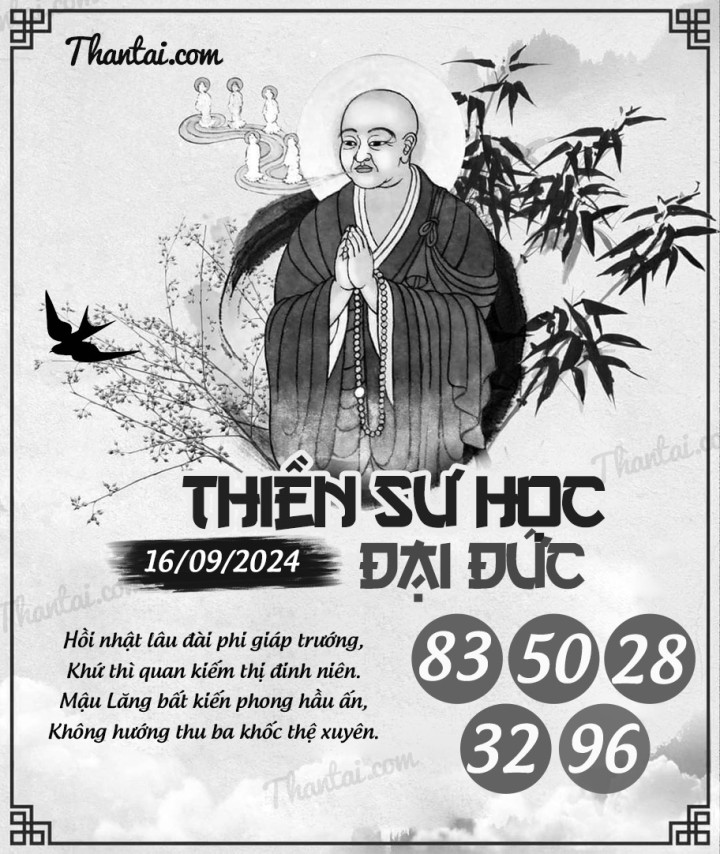THIỀN SƯ HỌC ĐẠI ĐỨC 01/09/2024