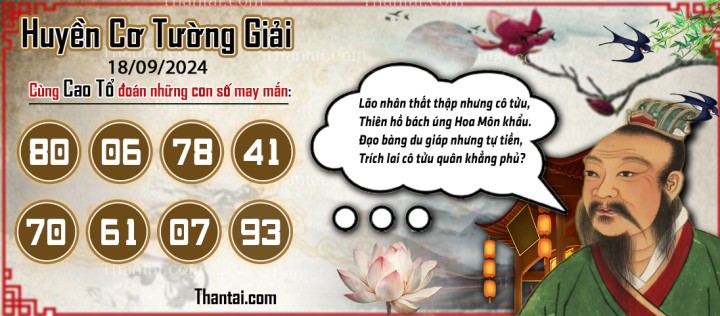 Huyền Cơ Tường Giải 03/09/2024