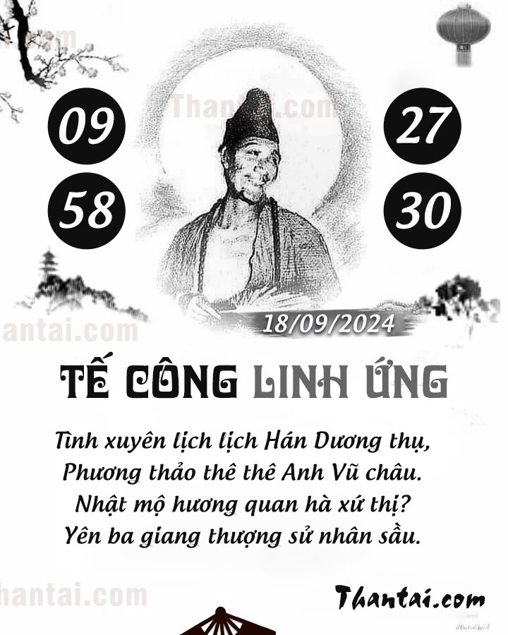 TẾ CÔNG LINH ỨNG 03/09/2024