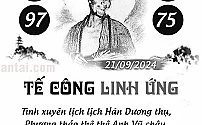 Hình ảnh kho tàng TẾ CÔNG LINH ỨNG dự đoán XSMB ngày 21/09/2024