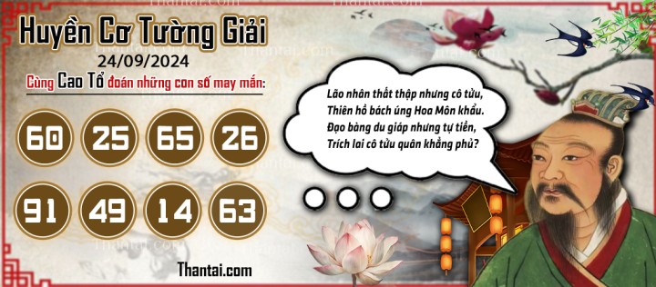 Huyền Cơ Tường Giải 09/09/2024