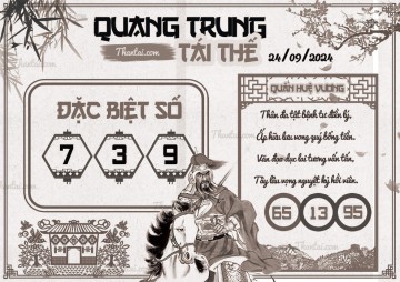 QUANG TRUNG TÁI THẾ 24/09/2024