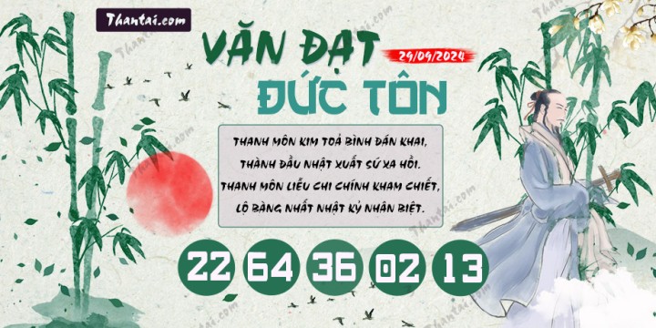 Văn Đạt Đức Tôn 14/09/2024