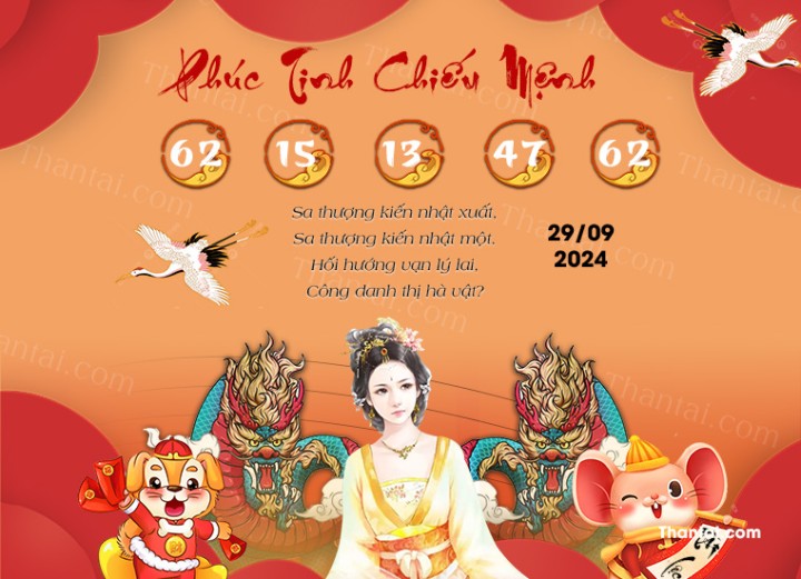 Phúc Tinh Chiếu Mệnh 14/09/2024