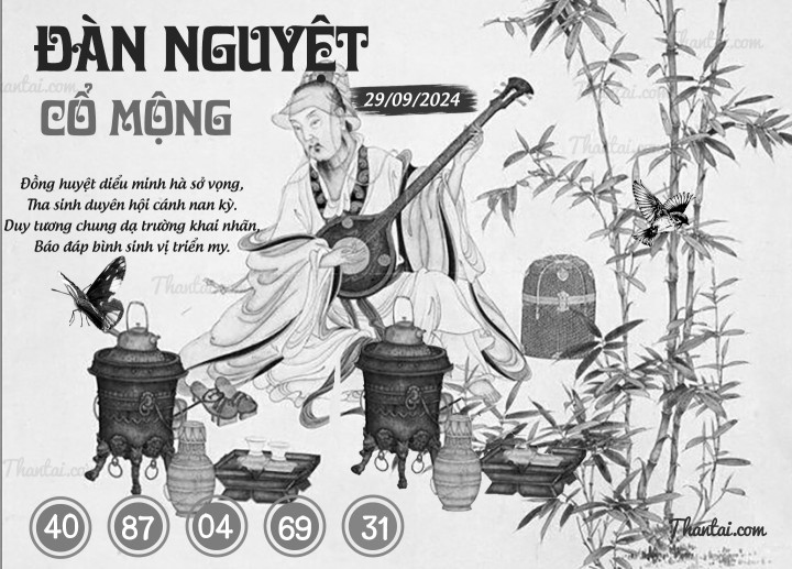 ĐÀN NGUYỆT CỔ MỘNG 14/09/2024