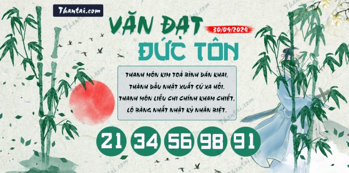 Văn Đạt Đức Tôn 15/09/2024