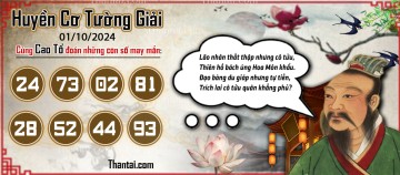 Huyền Cơ Tường Giải 01/10/2024