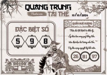 QUANG TRUNG TÁI THẾ 10/10/2024