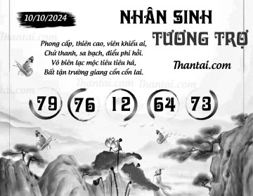 NHÂN SINH TƯƠNG TRỢ 10/10/2024