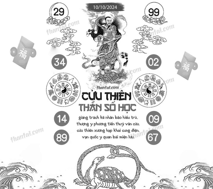 CỬU THIÊN THẦN SỐ HỌC 25/09/2024
