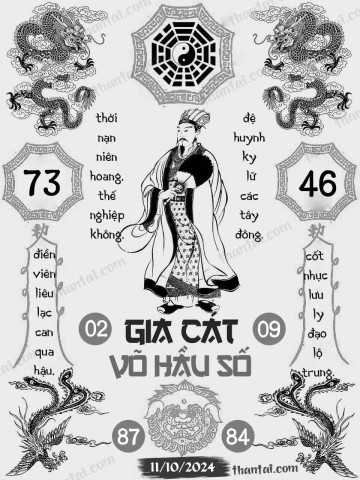 GIA CÁT VÕ HẦU SỐ 11/10/2024