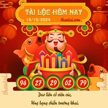 Tài Lộc Hôm Nay 14/10/2024