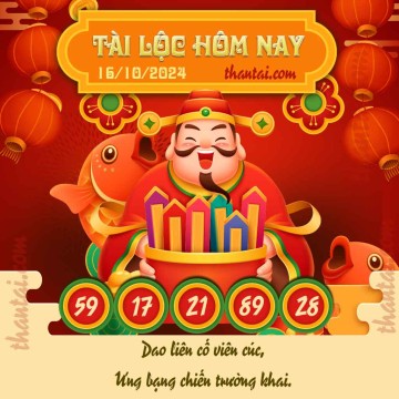 Tài Lộc Hôm Nay 16/10/2024