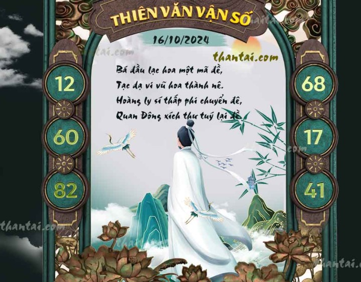 THIÊN VĂN VẬN SỐ 01/10/2024