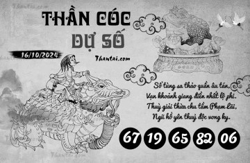 THẦN CÓC DỰ SỐ 16/10/2024