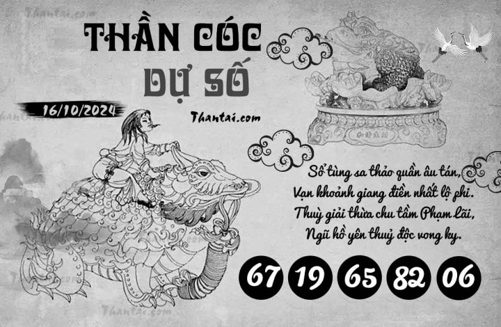 THẦN CÓC DỰ SỐ 01/10/2024