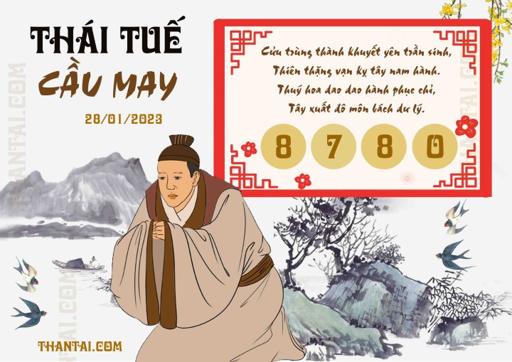 Thái Tuế Cầu May 13/01/2023