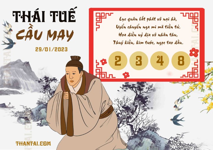 Thái Tuế Cầu May 14/01/2023