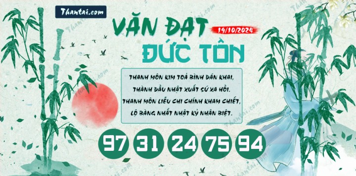 Văn Đạt Đức Tôn 04/10/2024