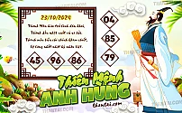 Hình ảnh kho tàng THIÊN MỆNH ANH HÙNG dự đoán XSMB ngày 23/10/2024