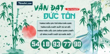 Văn Đạt Đức Tôn 26/10/2024