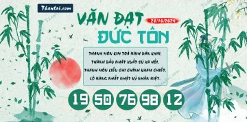 Văn Đạt Đức Tôn 28/10/2024